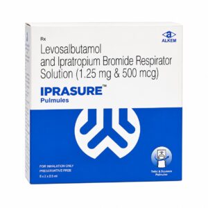 IPRASURE Pulmules (Levosalbutamol 1.25 mg + Ipratropium Bromide 500 mcg Respirator Solution)